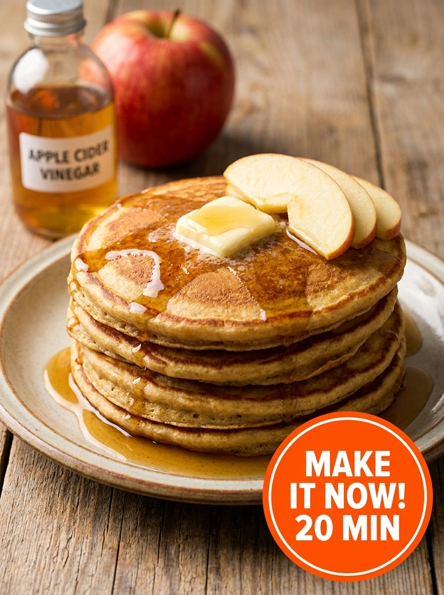 Äppelcidervinäger Pannkakor – Extremt Fluffiga Pannkakor