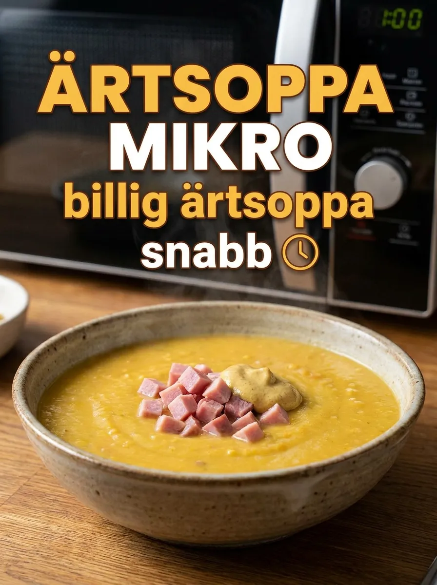 Ärtsoppa Mikro – Snabb och Billig Vardagsrätt på 10 Minuter
