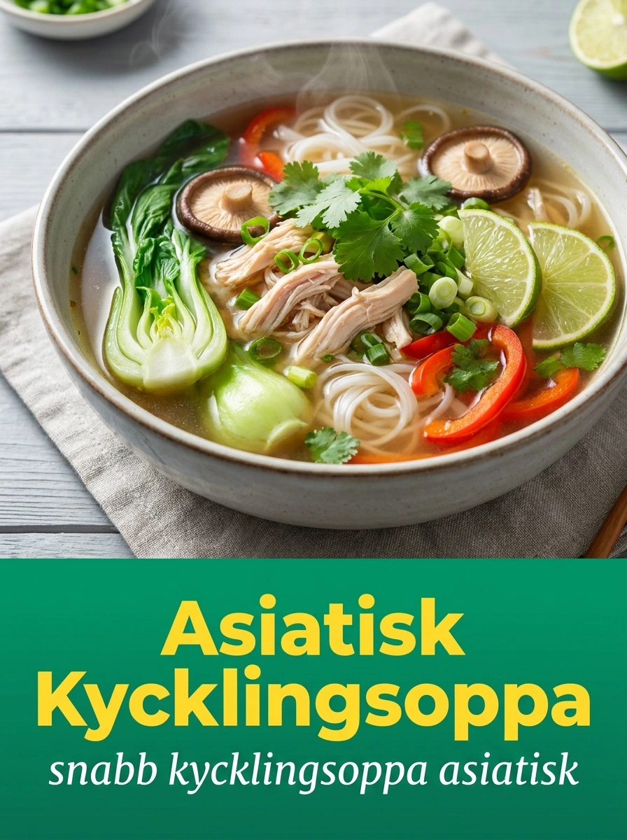 Asiatisk Kycklingsoppa