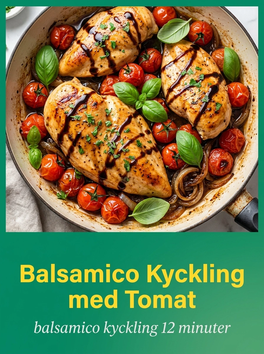 Balsamico Kyckling med Tomat
