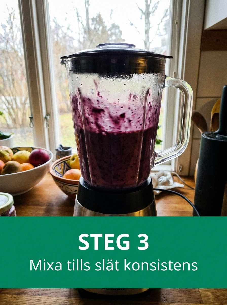 Steg 3: Blanda protein