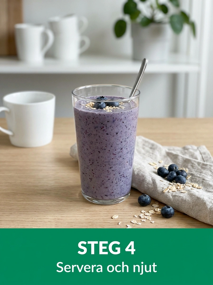 Steg 4: Färdig smoothie