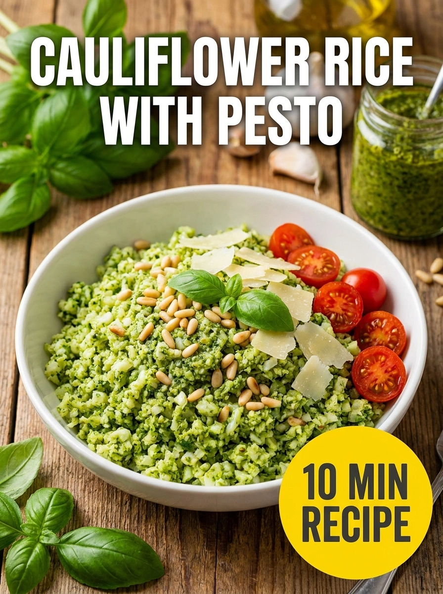 Blomkålsris med Pesto – 10 Minuter Tillbehör