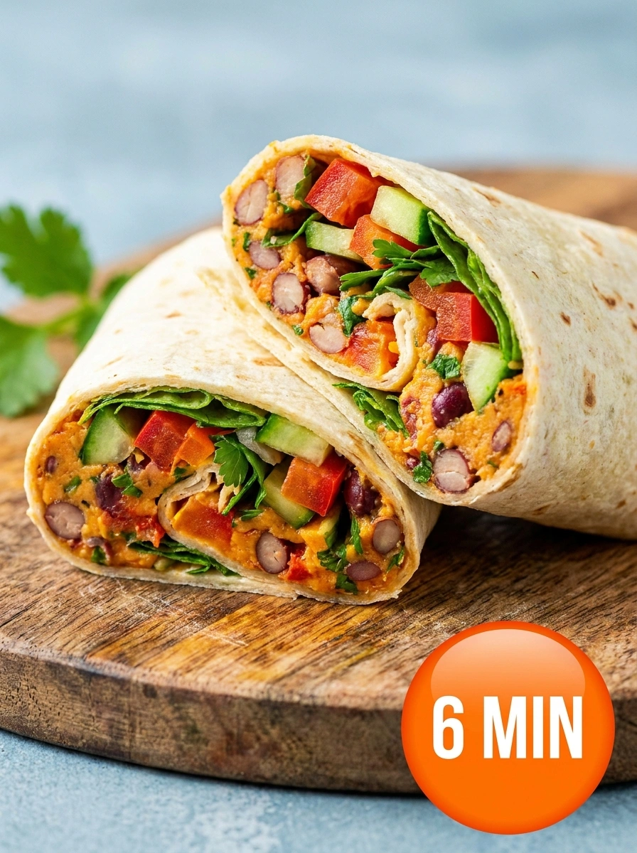 Bönröra Tortilla – Krämig & Enkel Wrap på 6 Minuter