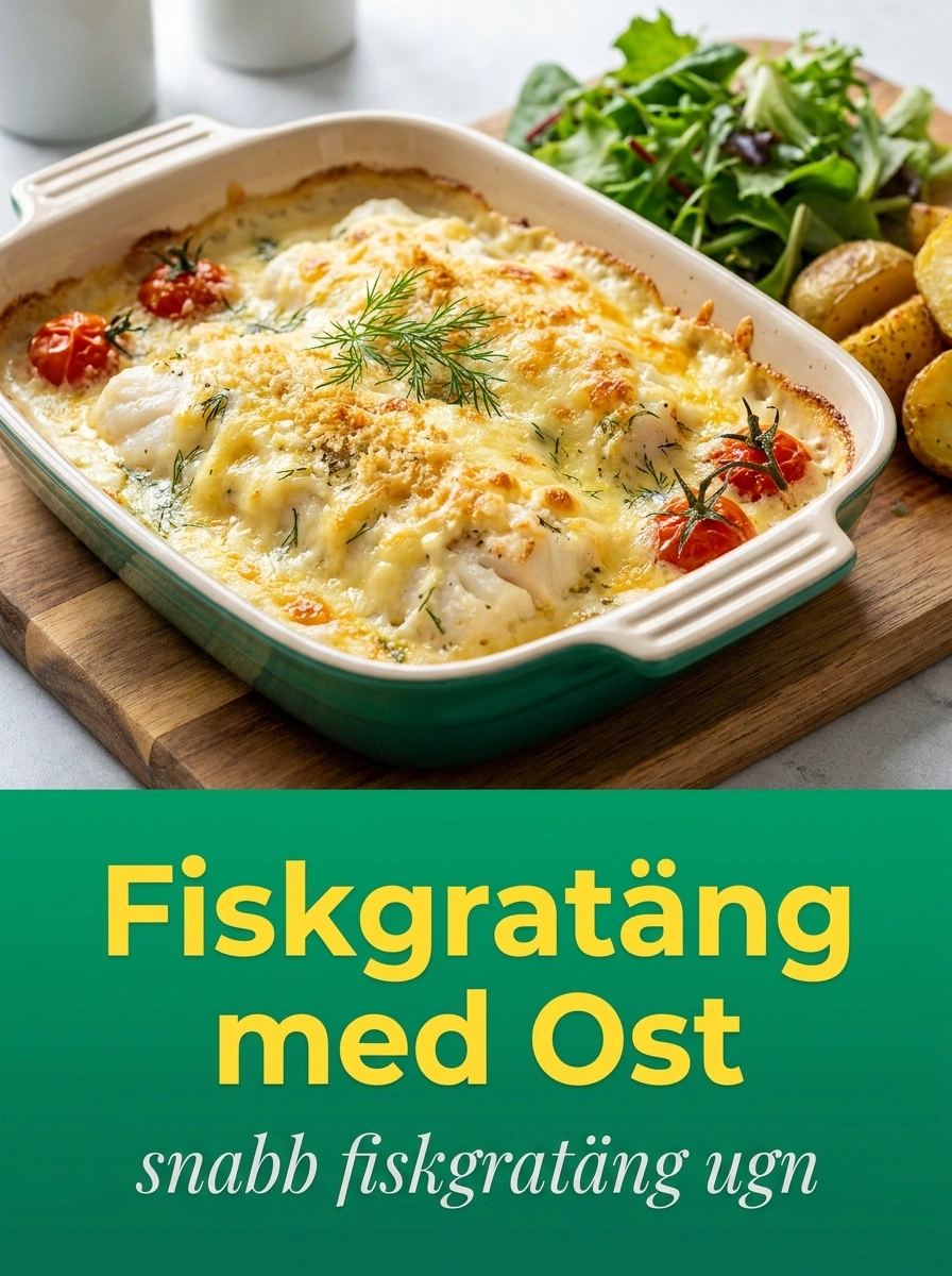 Fiskgratäng med Ost – Krämig Och God I Ugn