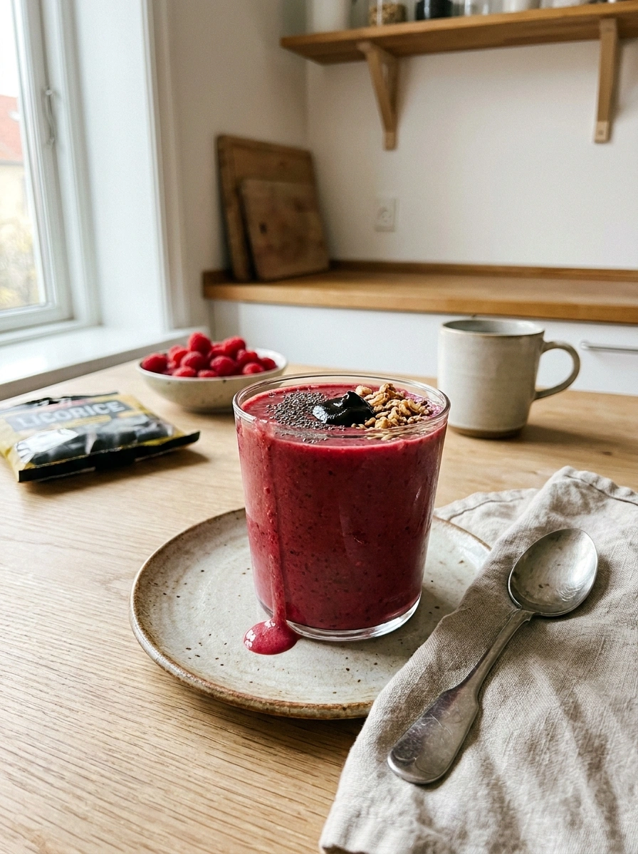 Hallon Lakrits Superfood Smoothie – Nordic Berry Power