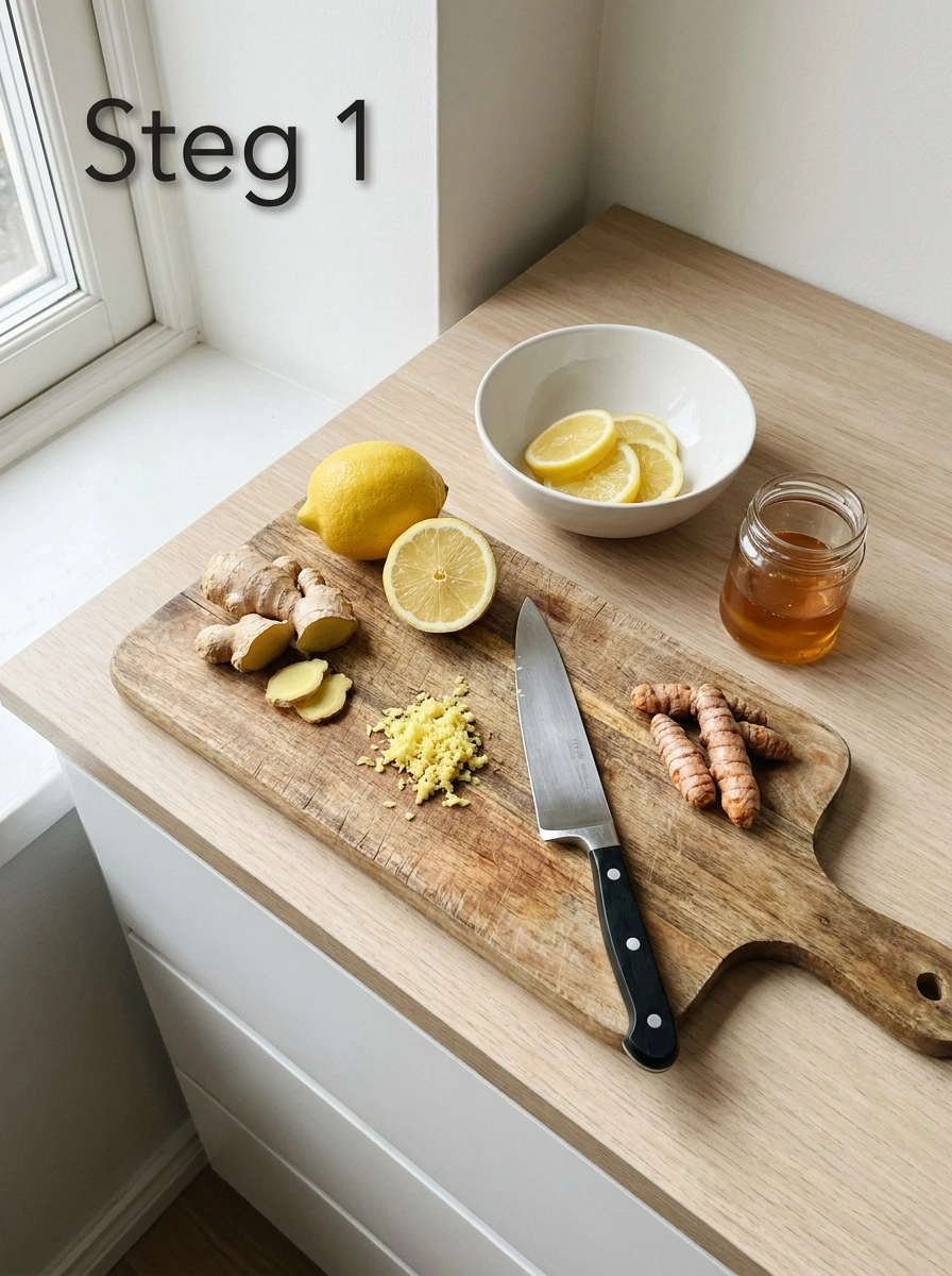 Steg 1: Förbered ingefära
