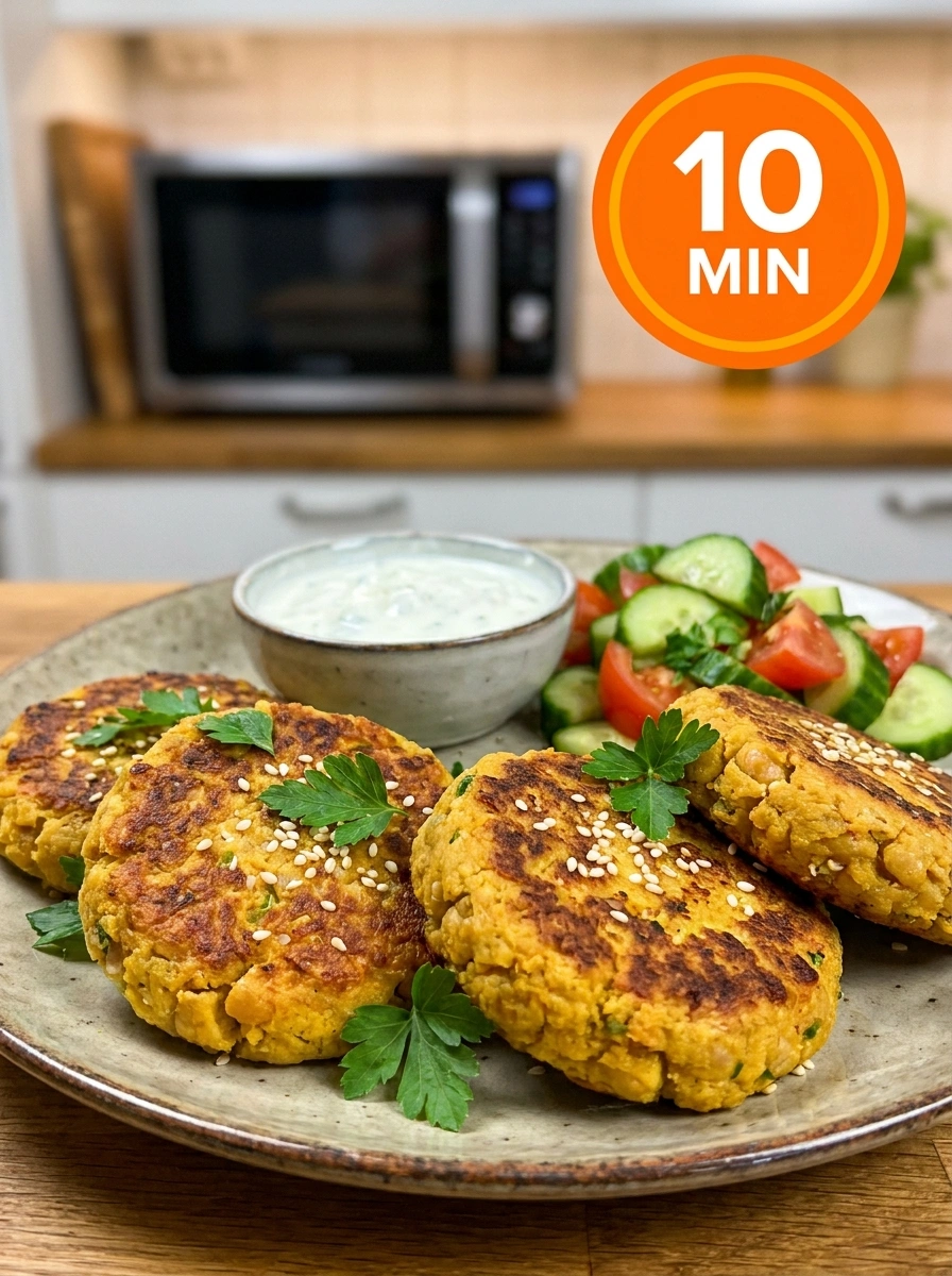 Kikärtsbiffar Mikro – Kikärtsbiffar 10 Min