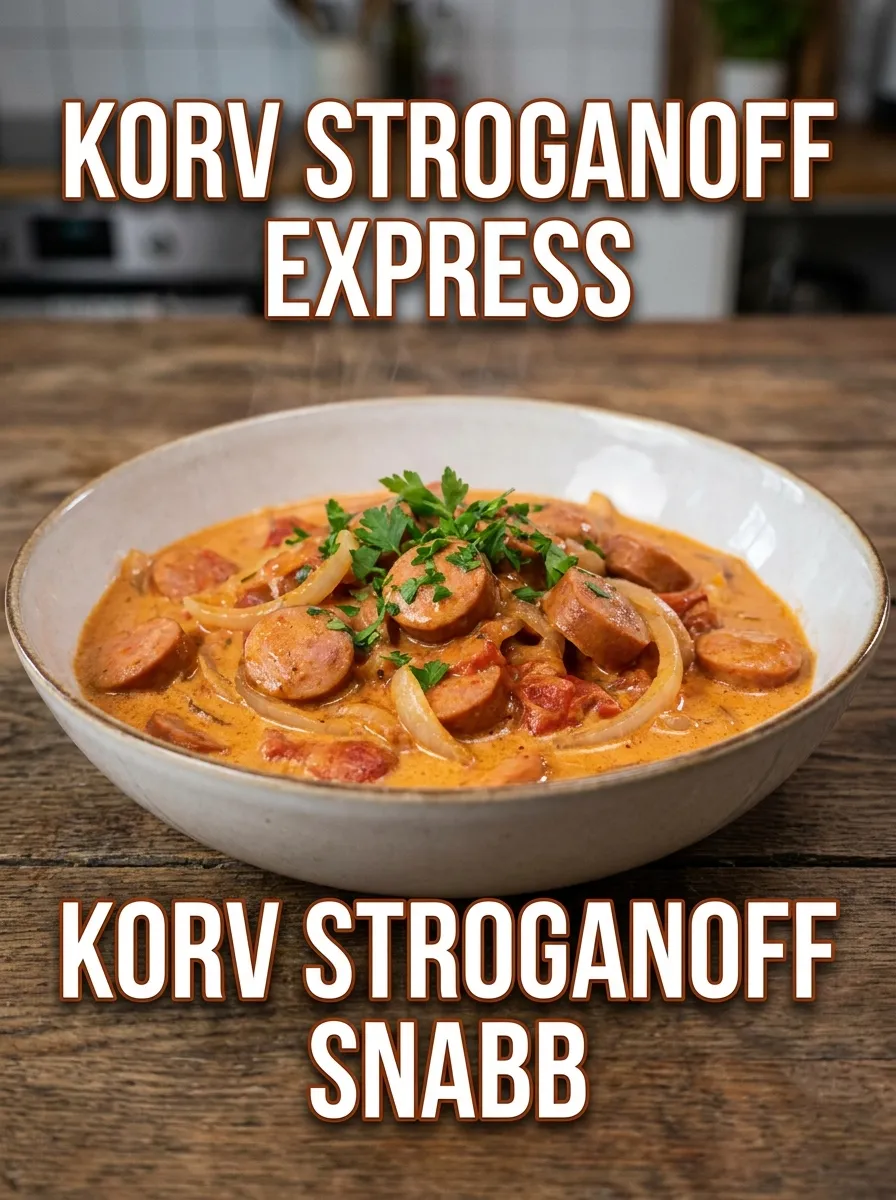 Korv Stroganoff Express – Snabb Klassiker på 15 Minuter