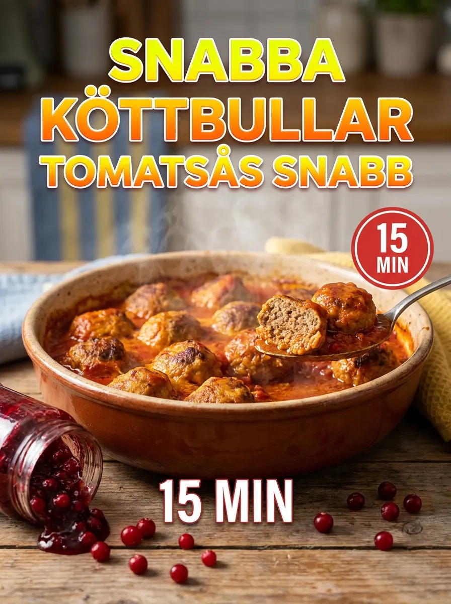 Köttbullar i Tomatsås Mikro – Snabb Klassiker på 10 Minuter