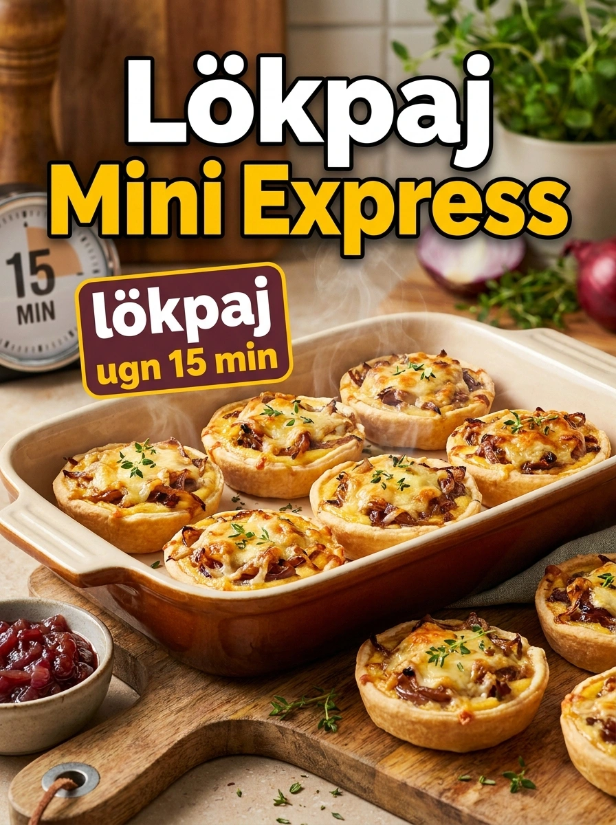 Lökpaj Mini Express – Snabb och Krämig