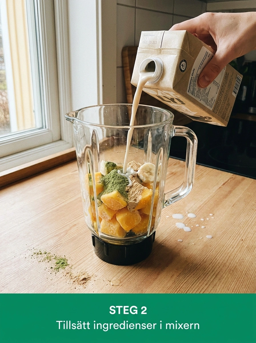 Steg 2: Blanda basen