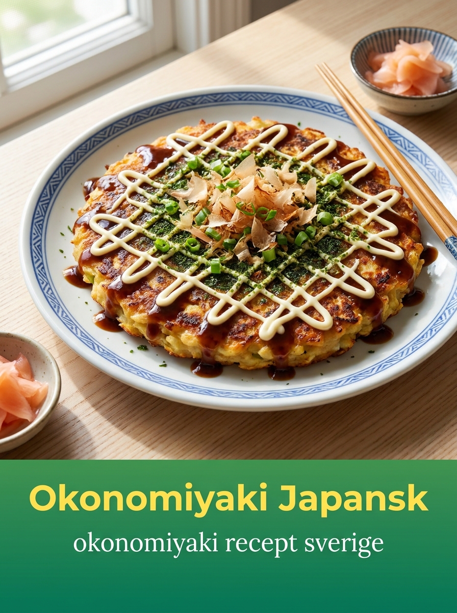 Okonomiyaki Japansk – Japansk Pannkaka