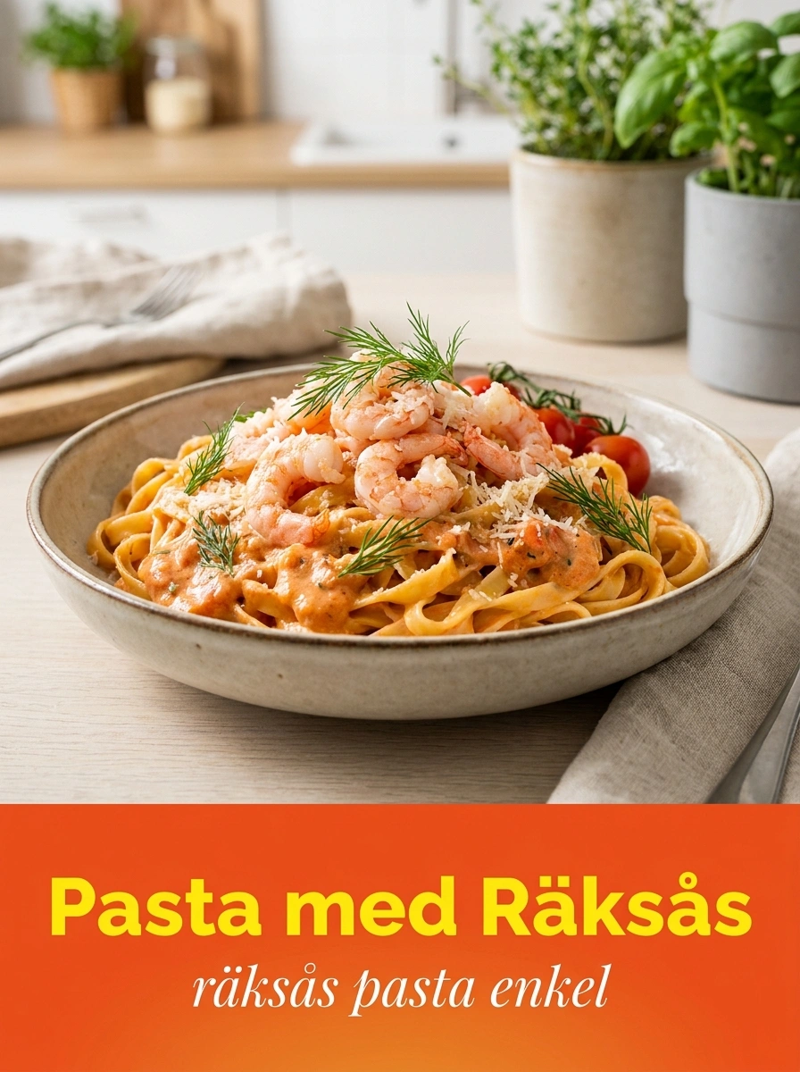 Pasta med Räksås – Krämig och Enkel Klassiker