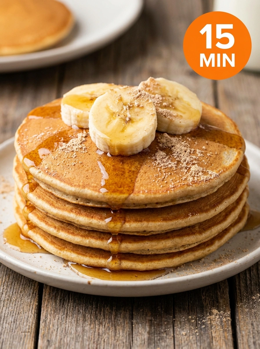 Proteinpannkakor med Banan – 15g Protein per Portion