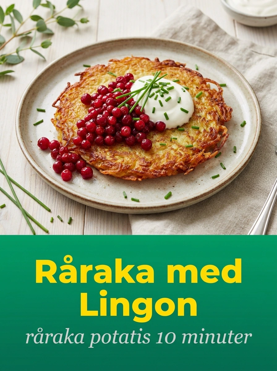 Råraka med Lingon – Krispig Potatisråraka