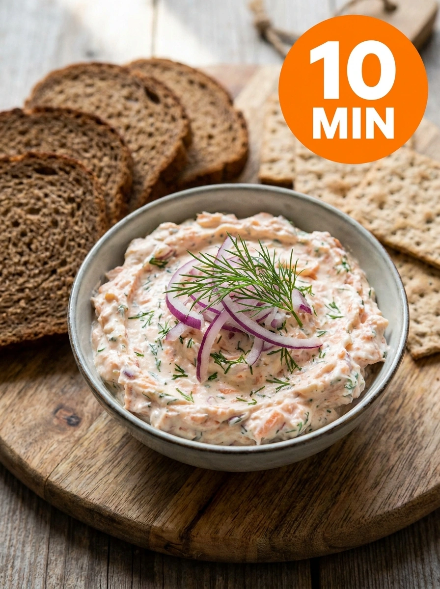 Rödlök Laxröra – Snabb och Krämig