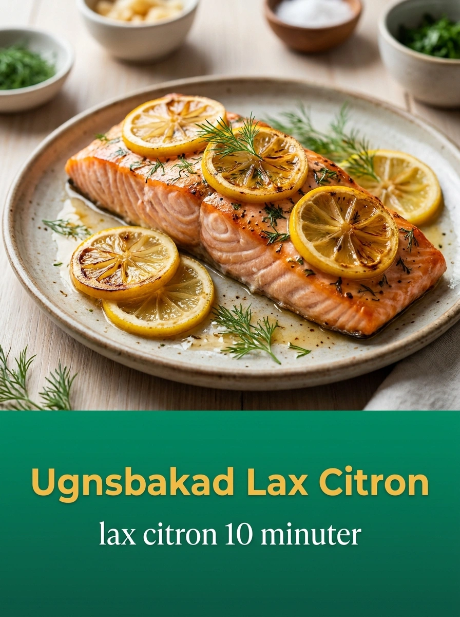 Ugnsbakad Lax Citron – Saftig Och Frisk