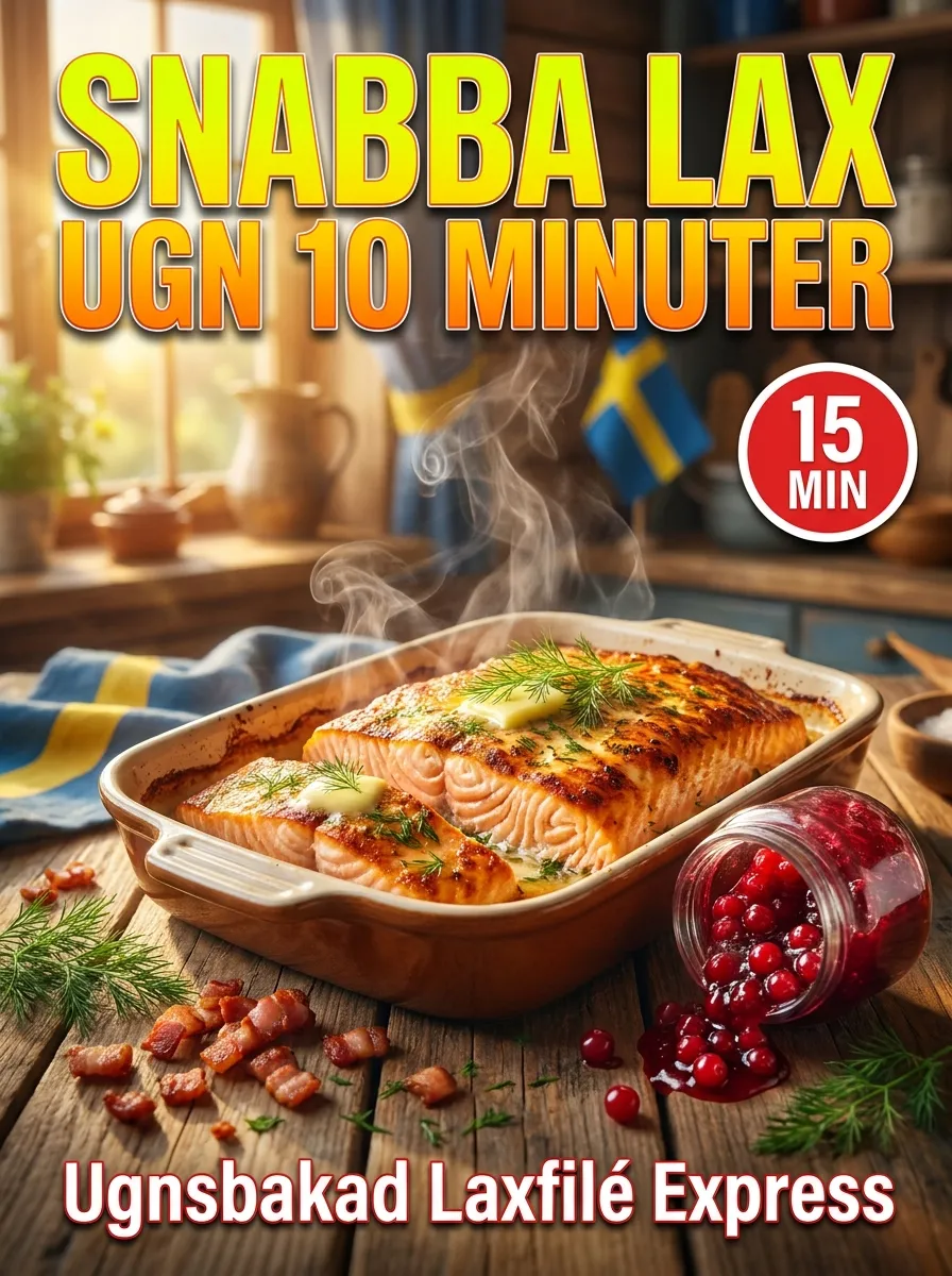 Ugnsbakad Laxfilé Express – Snabb & Saftig på 10 Minuter
