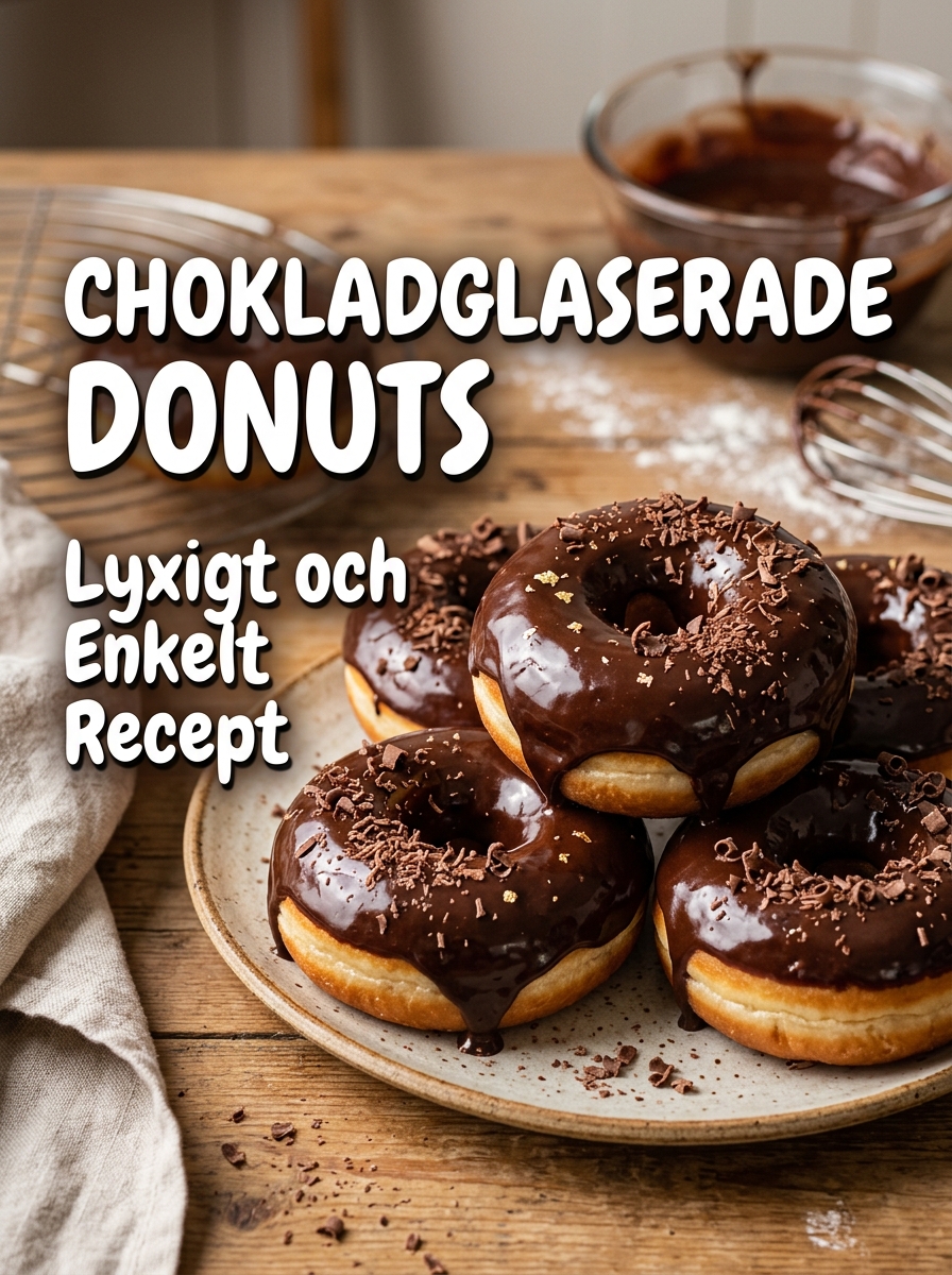Donuts med choklad