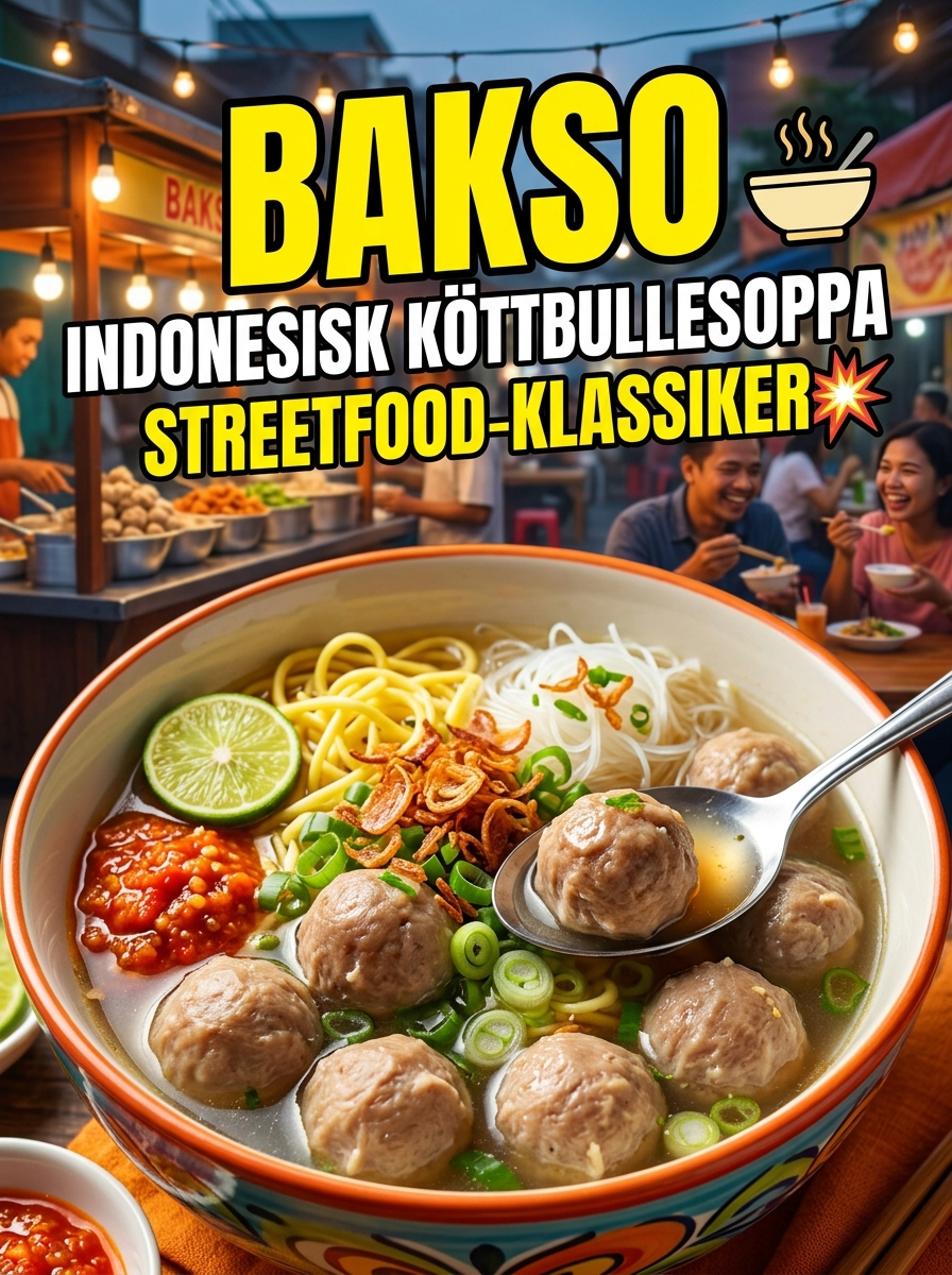 Soto Ayam – aromatisk indonesisk kycklingsoppa med liter, msk - hemlagat och gott