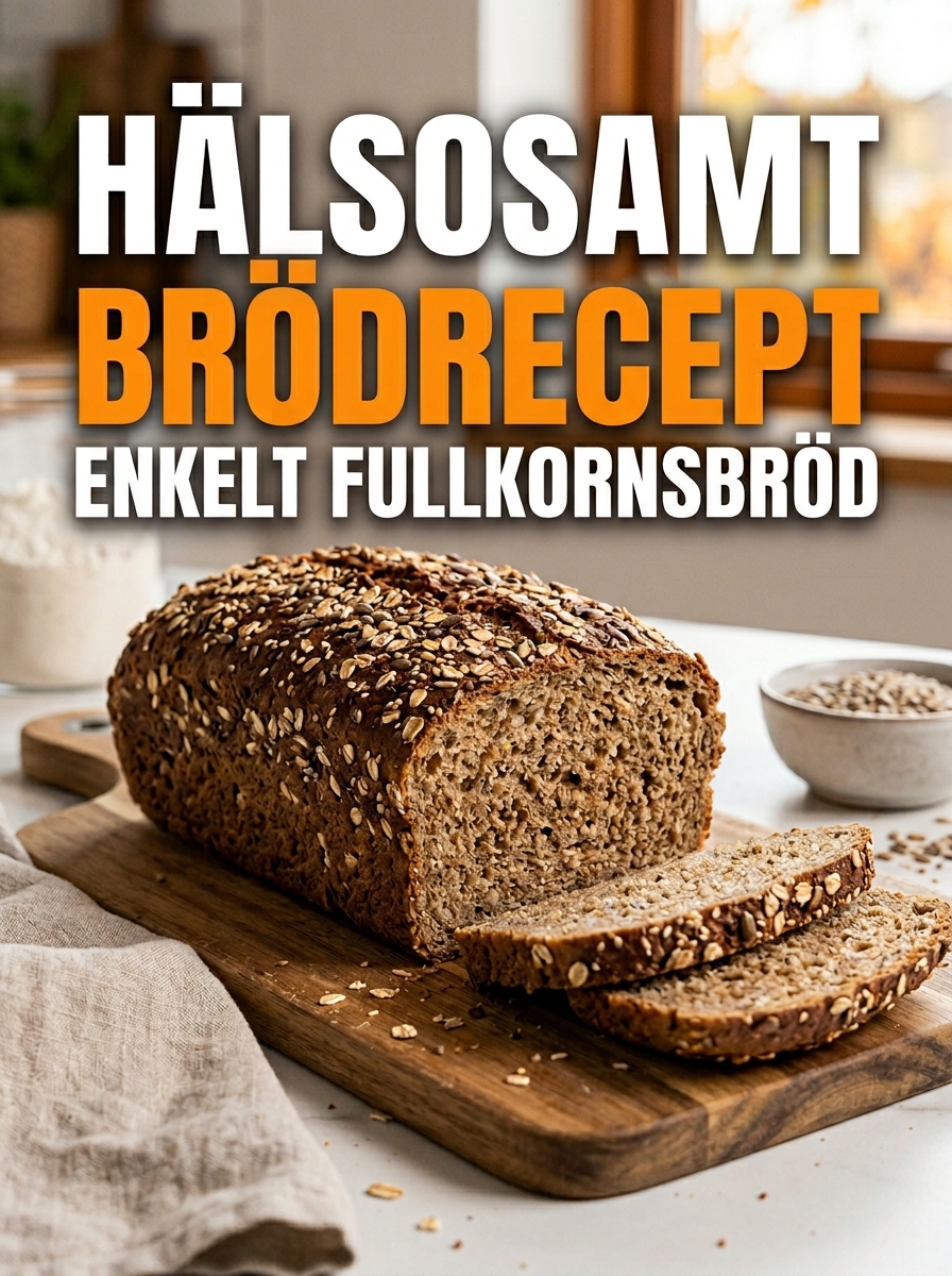 Snabbt fullkornsbröd – klart på under 1 timme - hemlagat recept
