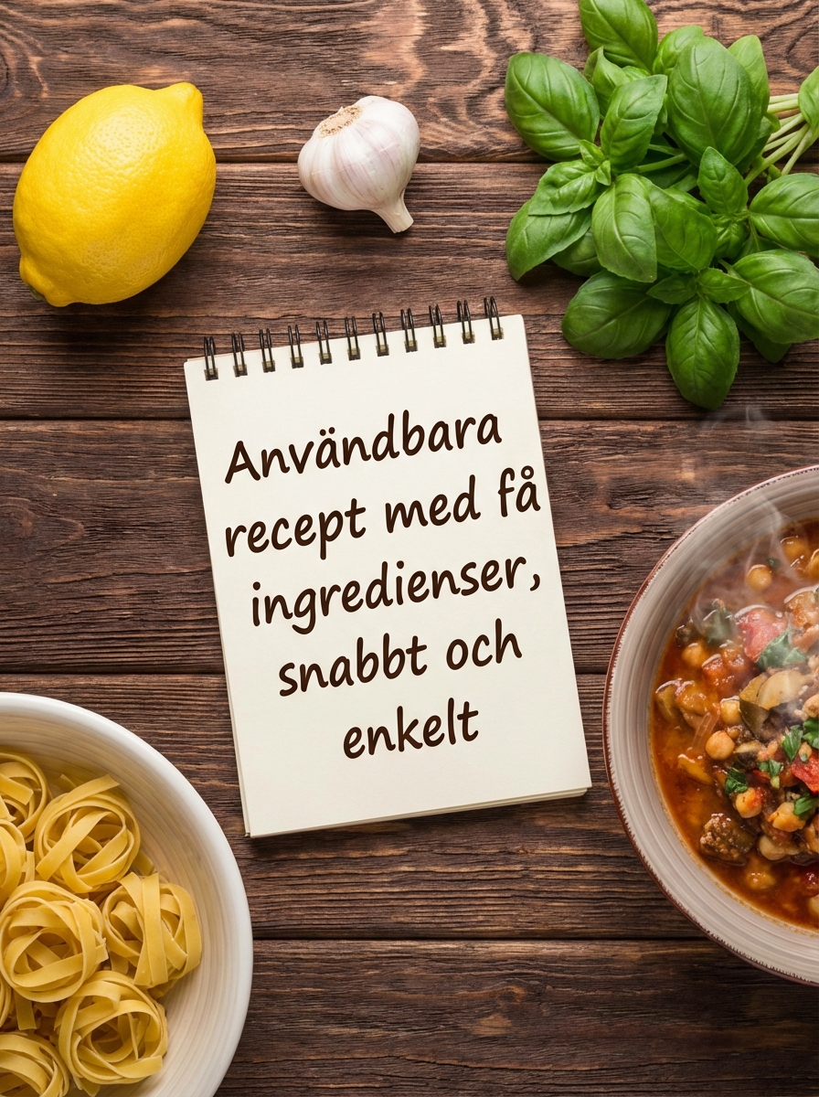 Lätta middagar – Nyttiga och enkla - hemlagat recept