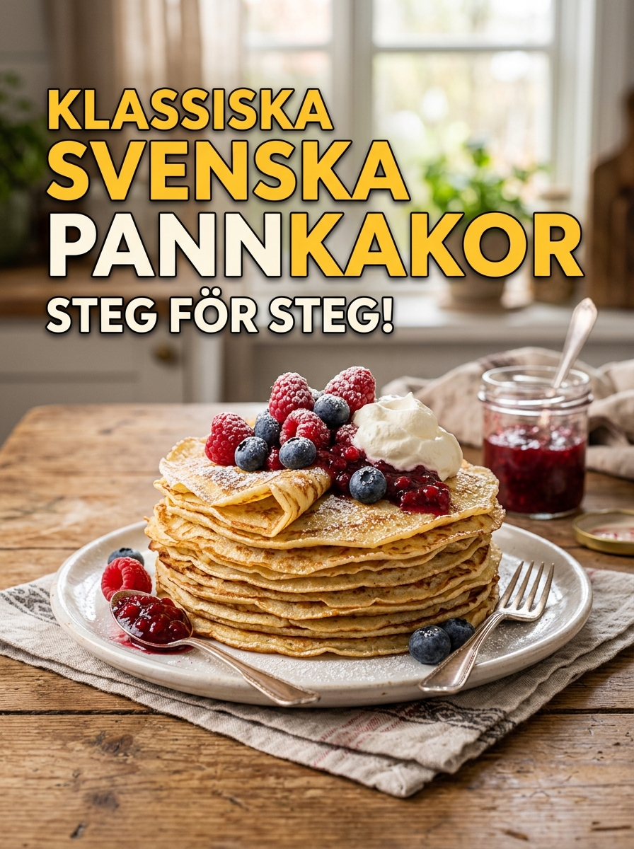 Snabba pannkakor – klara på under 15 minuter - hemlagat recept