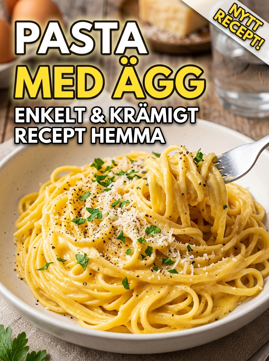 Pasta med ägg