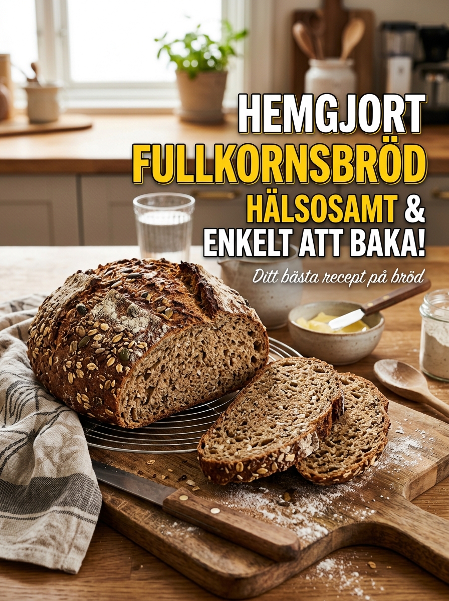Snabbt hembakat bröd – klart på under 1 timme - hemlagat recept