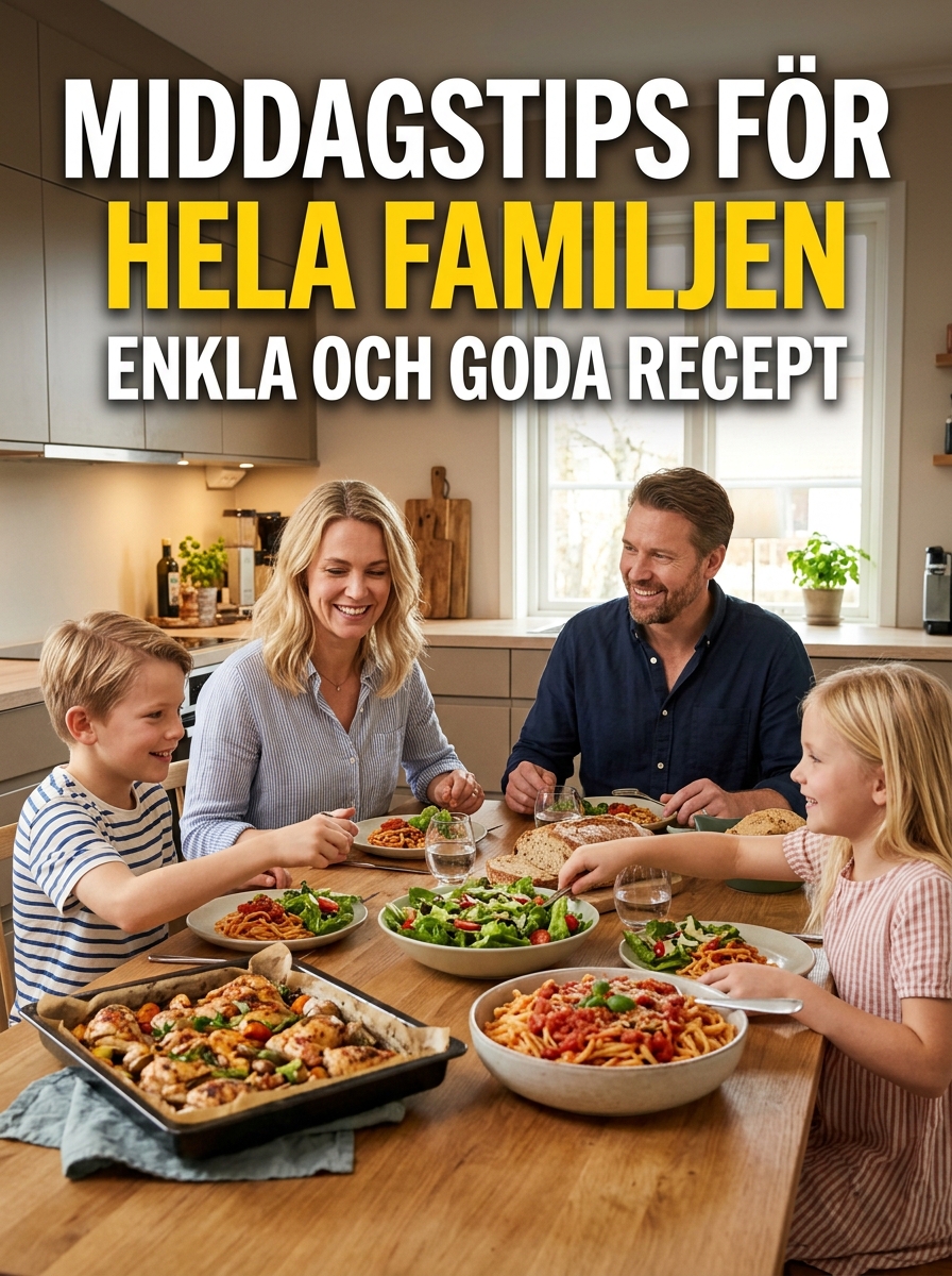 Enkla middagstips – Vad ska jag laga idag? - hemlagat recept