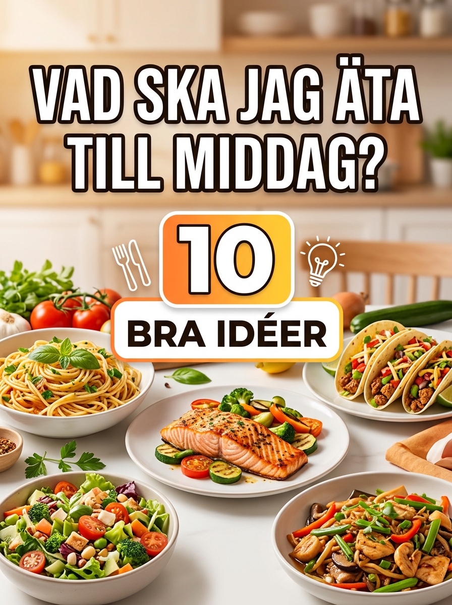 Vad ska man äta till middag? 10 goda idéer – artikel