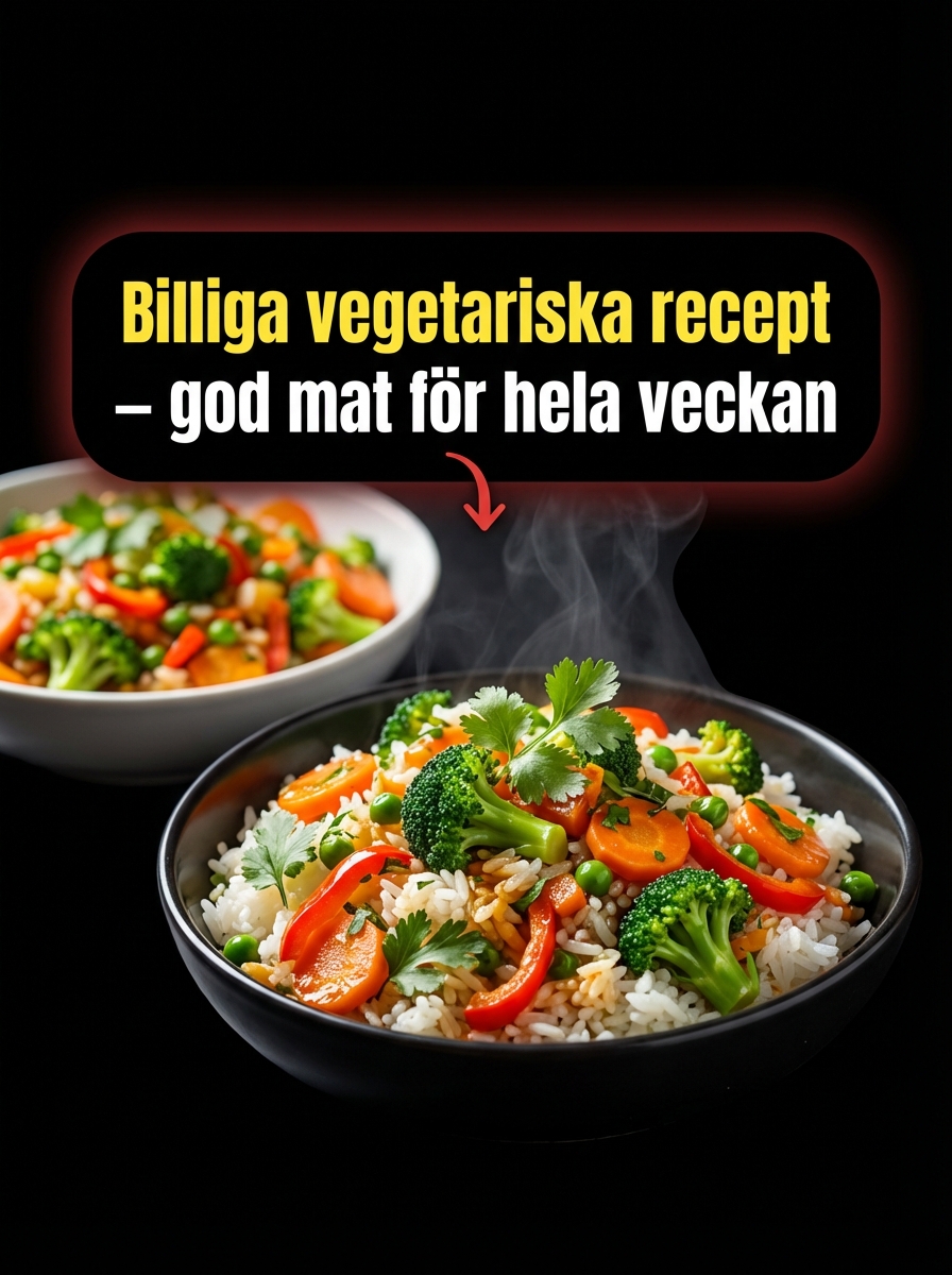 Billiga vegetariska recept