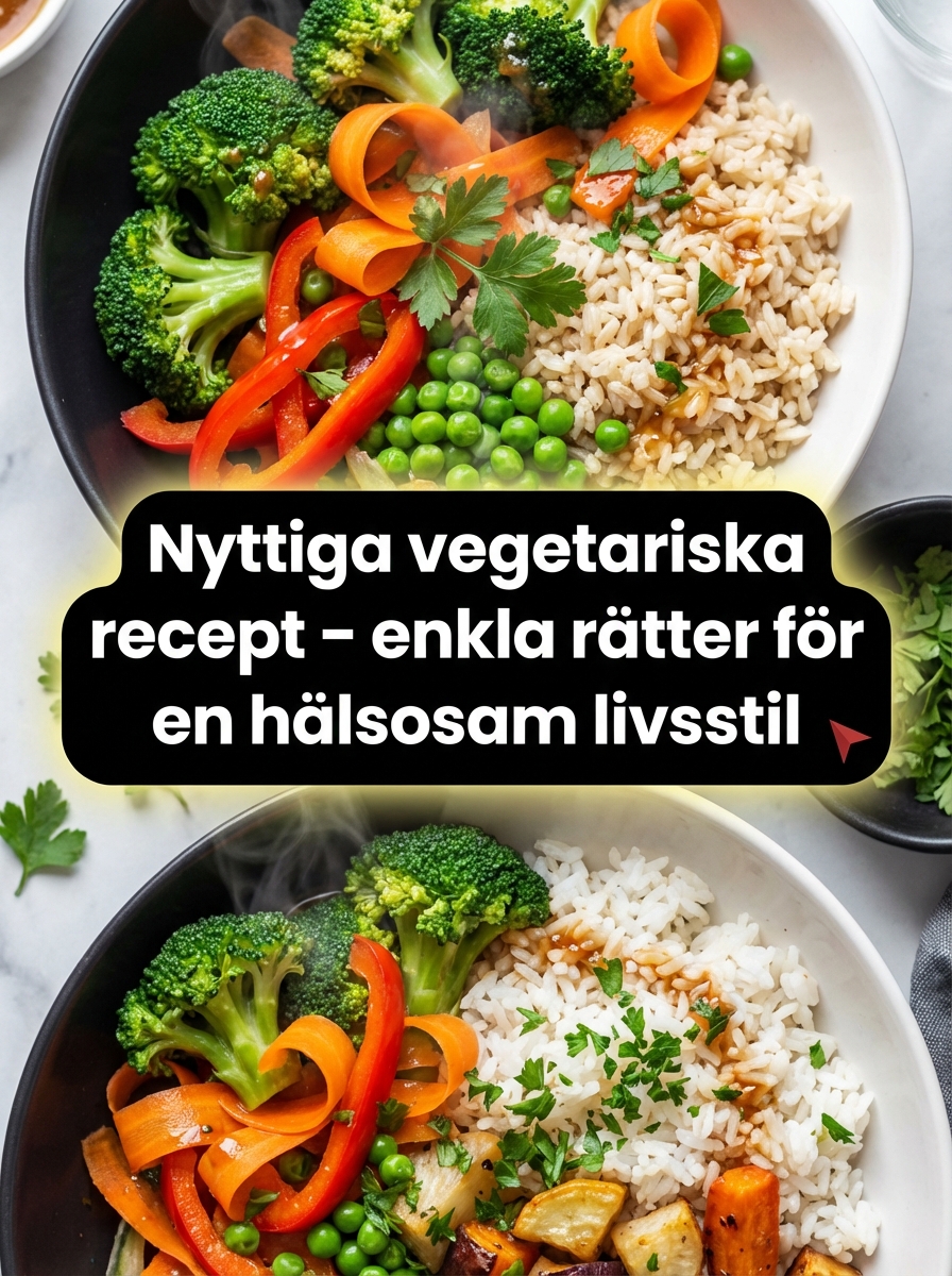 Nyttiga vegetariska recept