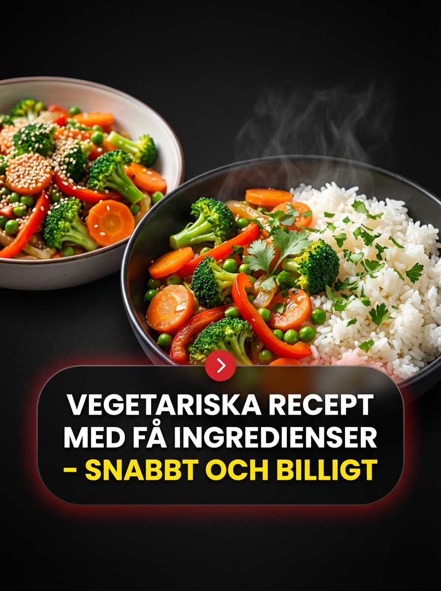 Vegetariska recept med få ingredienser