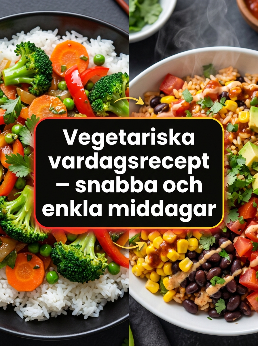 Vegetariska vardagsrecept
